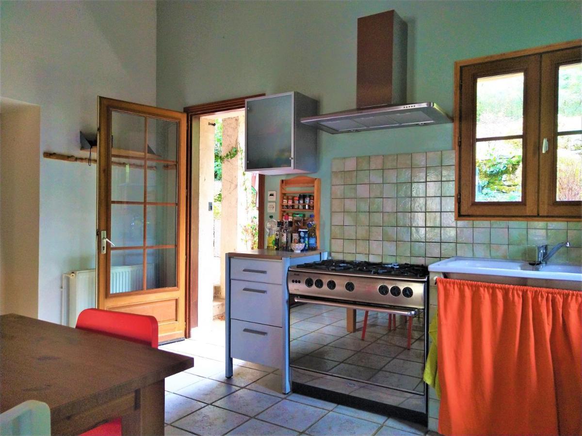 Au Coeur De Bruniquel - Magnifique Villa En Pierres Pour 7 Personnes - Piscine Privee - Poele - Vue Imprenable Sur Le Village - Jardin - Garage Exteriér fotografie